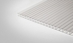 Фото Поликарбонат 4х2100х12000 мм прозрачный (кв.м.)