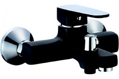 Фото Смеситель д/ванны одноручковый R0202АF-1 чёрный/Хром, Rainsberg