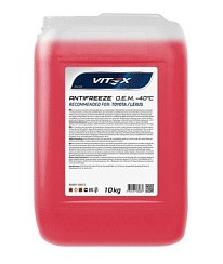 Фото Антифриз красный  10кг. VITEX O.E.M for Toyota Lexus (розовый)