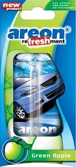 Фото Ароматизатор на зеркало AREON LIQUID классика Green Apple/Зеленое Яблоко (гелевый)