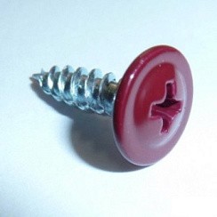 Фото Саморез прессшайба сверло 4,2/19 (250), красное вино RAL 3005 0300239 КЧ