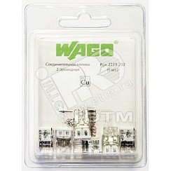 Фото Клемма строительно-монтажная 2х0,5-2,5 (6шт) 2273-202-6 WAGO