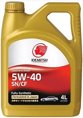 Фото Масло IDEMITSU  IFD-3 5W40 SN/СF   4л. синт.
