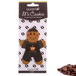 Фото Ароматизатор на зеркало AURAMI Mr. Coockie Кофе (картон) человек-печенька