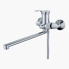 Фото Смеситель д/ванны A0163 одноручковый (AL),ХРОМ ALOUTE