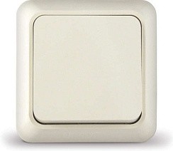Фото Выключатель 1-кл. о/у "Олимп" 10А 220В сл.кость "UNIVersal" Б-О0021