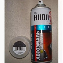 Фото KUDO Краска-спрей Снежная королева 690 KU-41690 520 мл металлик