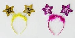 фото Ободок Звёзды "Happy New Year"