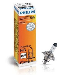 Фото Автолампа H3 12V  55W PK22s + 30% Philips Premium противотуманная