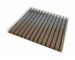 Фото Поликарбонат 6х2100х12000 мм коричневый бронза серый (кв.м.)