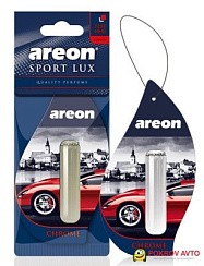 Фото Ароматизатор на зеркало AREON LUX SPORT LIQUID с капсулой 5 мл.Chrome (Хром) картон