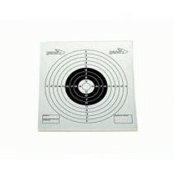 Фото Мишень из мягкого картона чёрно-белая