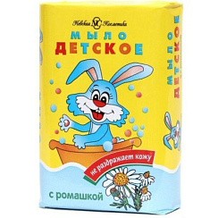 фото Мыло твердое  Детское с экстрактом ромашки 90г