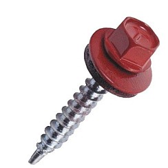 Фото Саморез кровельный красное вино 5,5/19 (RAL 3005) (160) 0500135 КЧ