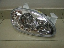 Фото Блок фара ГАЗ-31105 Волга правая нов.обр.с ламп.без ободка BOSCH