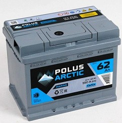 Фото АКБ 62а/ч о/п 550A POLUS ARCTIC MARINE SMF (L=242; b=174; h=190)