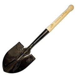 фото Лопата автом. малая подарочная с гравировкой "Лучшему рыбаку"