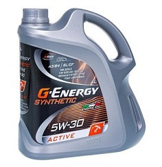 Фото Масло G-Energy Synthetic Active 5W30 SL/CF A3/B4 4л син.