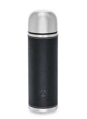 Фото Термос 1000 мл "Арктика"  108-1000  ( в кож.оплетке) черный