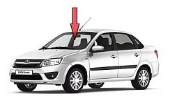 Фото ВАЗ 2190 Стекло ветровое с полосой, шелкография