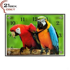 фото Часы настенные "Попугаи Ара"