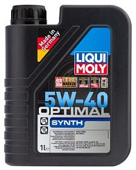 Фото Масло LIQUI MOLY Optimal Synth  5W40 A3/B4 SN/CF   1л. синт. 3925