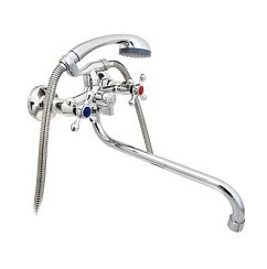 Фото Смеситель для ванны Lemen LD-2709F,двухвентильный РАСПРОДАЖА