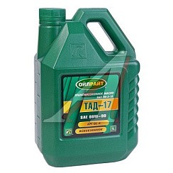 Фото Масло трансмиссионное ТАД-17 80W90 GL-5 OILRIGHT   5л. (ТМ-5-18) мин.