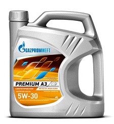 Фото Масло Gazpromneft Premium 5W30  A3 SL/CF 1л. синт