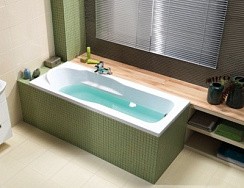 Фото Ванна прямоуг.SANTANA: 170*70 без ножек,УЛЬТРА БЕЛЫЙ, Сорт 1 (Cersanit)