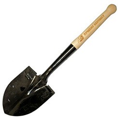 фото Лопата автом. малая подарочная с гравировкой "Лучшему охотнику"