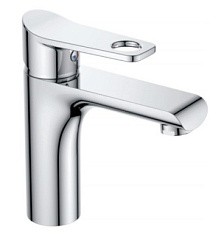 Фото Смеситель для умывальника одноручковый R30201F на гайке Ø35 (Zn) хром Rainsberg