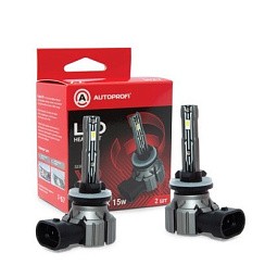 Фото Автолампа светодиодная Autoprofi 12V 15W 6000K 4000LM  X2H27